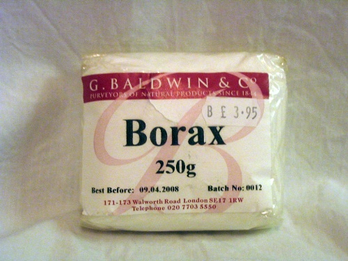 Ingredientes en la elaboración de cremas – Bórax